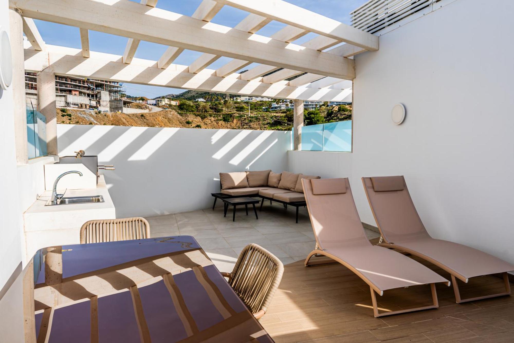 Apartmán Panoramic Seaview Penthouse The Wave Fuengirola Exteriér fotografie